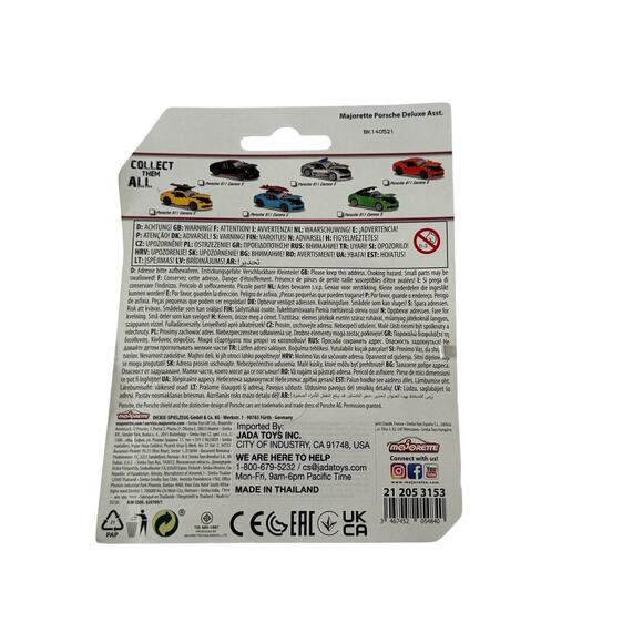 Porsche 911 Carrera S Blue Diecast Majorette Opening Doors/Hood Read Description - Picture 4 of 5